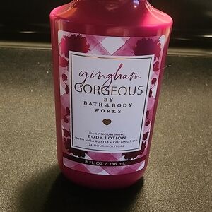 Bath & Body Works Gingham Gorgeous Body Lotion - Vibrant Pink